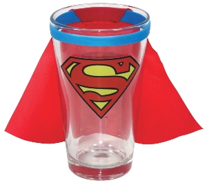 Superman Caped Pint Glass